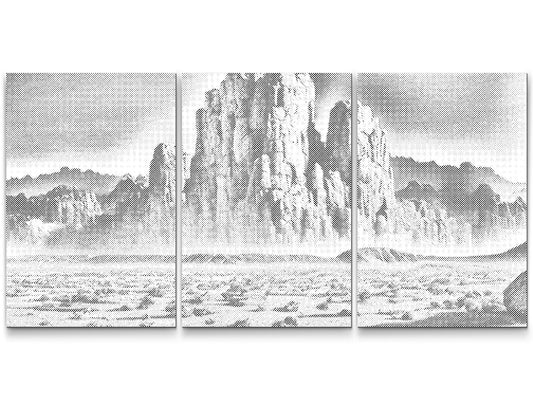 Dotting - Desert Rock-formationer (sæt af 3)