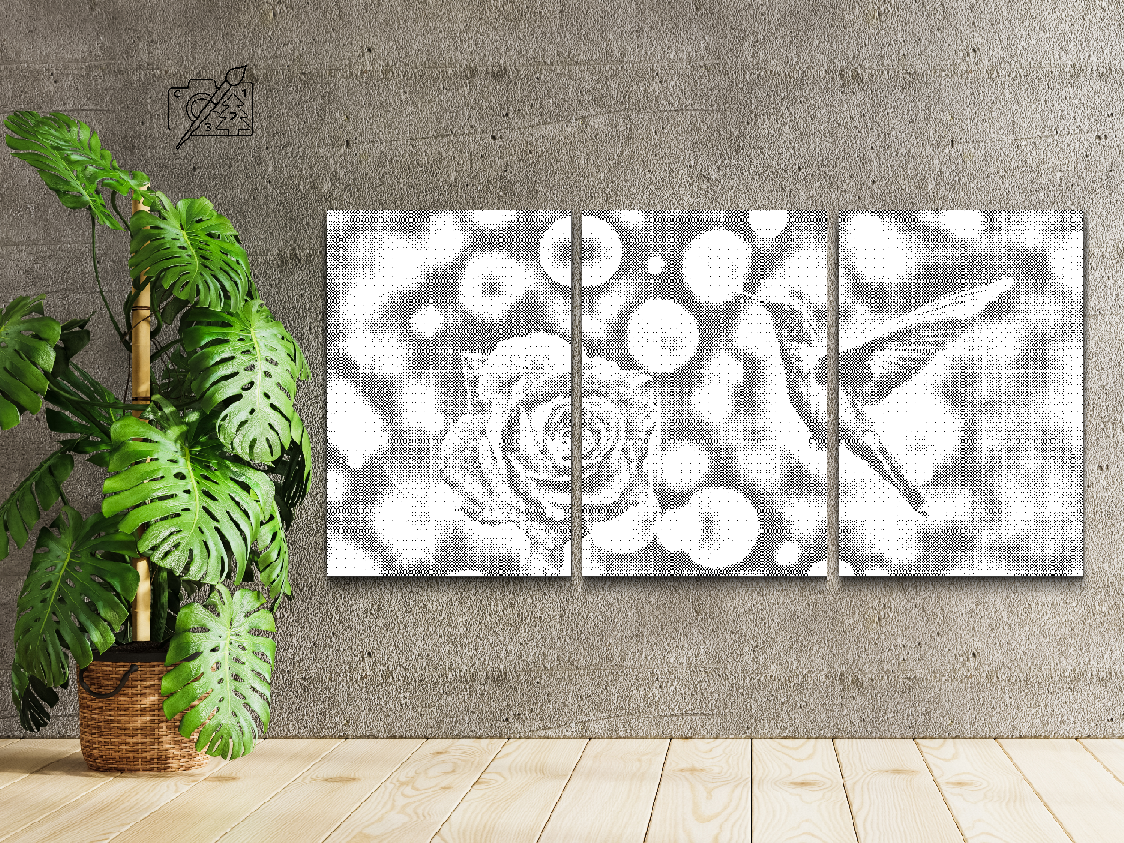 Dotting - Kolibrien og rosen (sæt af 3)