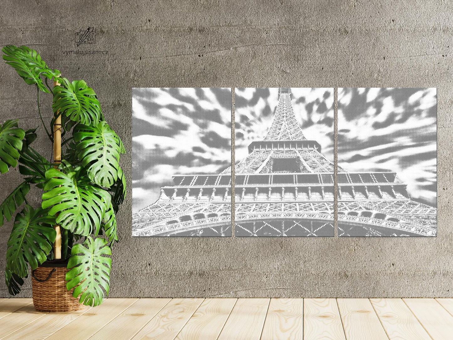 Dotting - Eiffeltårnet (sæt af 3)