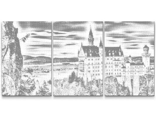 Dotting - Neuschwanstein Slot i Bayern (sæt af 3)