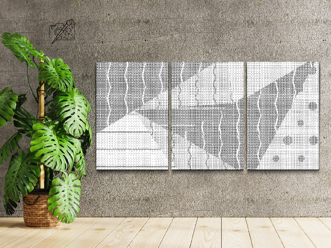 Dotting - Colored Texture 6 (sæt med 3 dele)