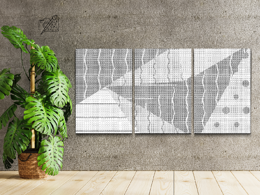 Dotting - Colored Texture 6 (sæt med 3 dele)