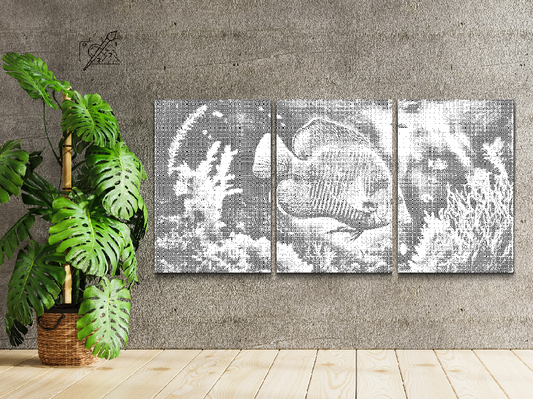 Dotting - Fisk i et akvarium (sæt af 3)