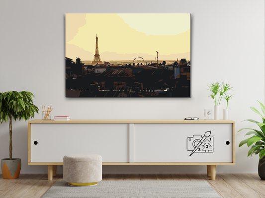 Paint by number - Paris ved daggry