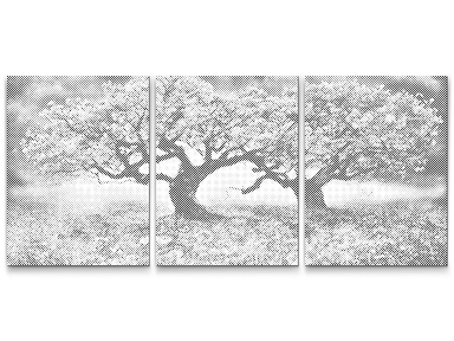 Dotting - Træer med udsigt over engen (sæt af 3)