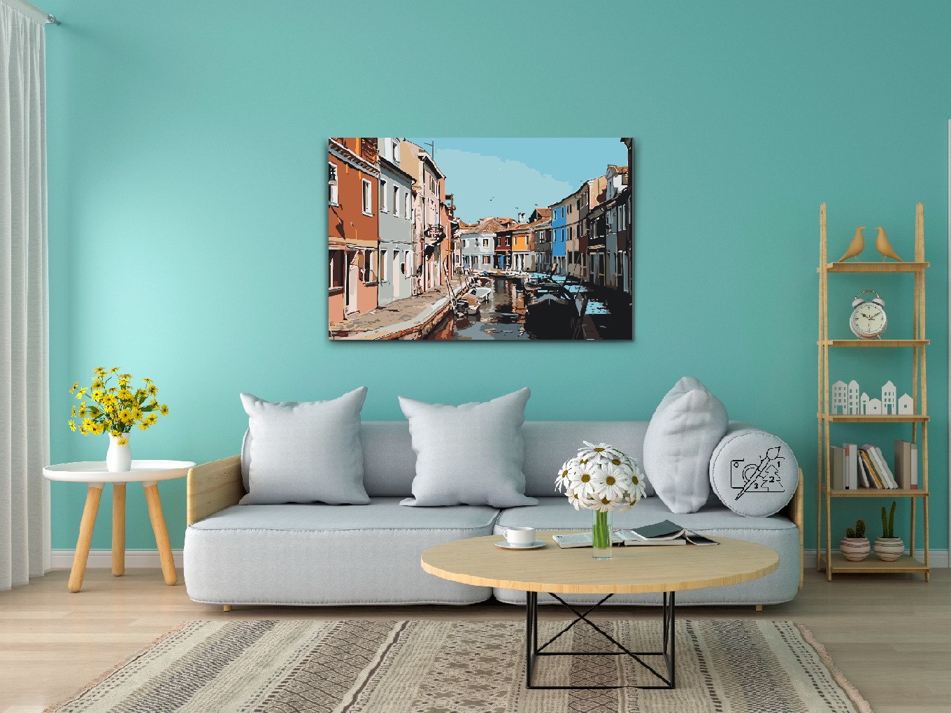 Paint by number - Venetianske gondoler