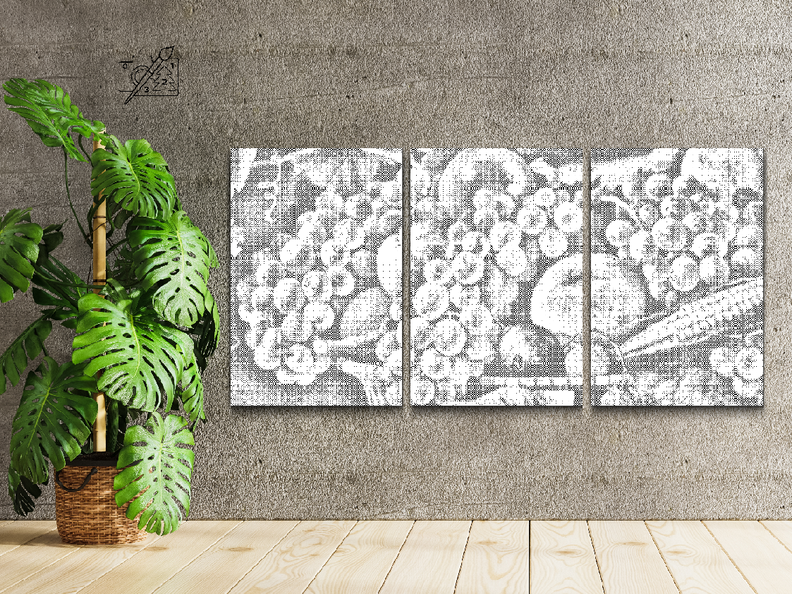 Dotting - Kurvfuld af frugt (sæt af 3)