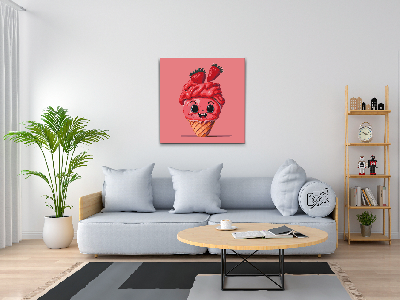 Paint by number - Jordbæris