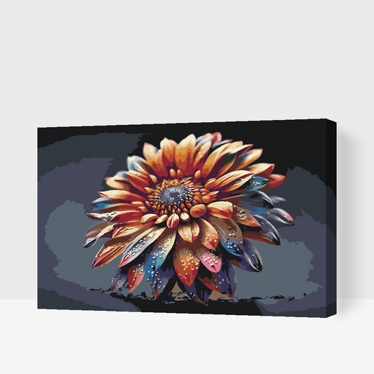 Paint by number - Regnbueblomst
