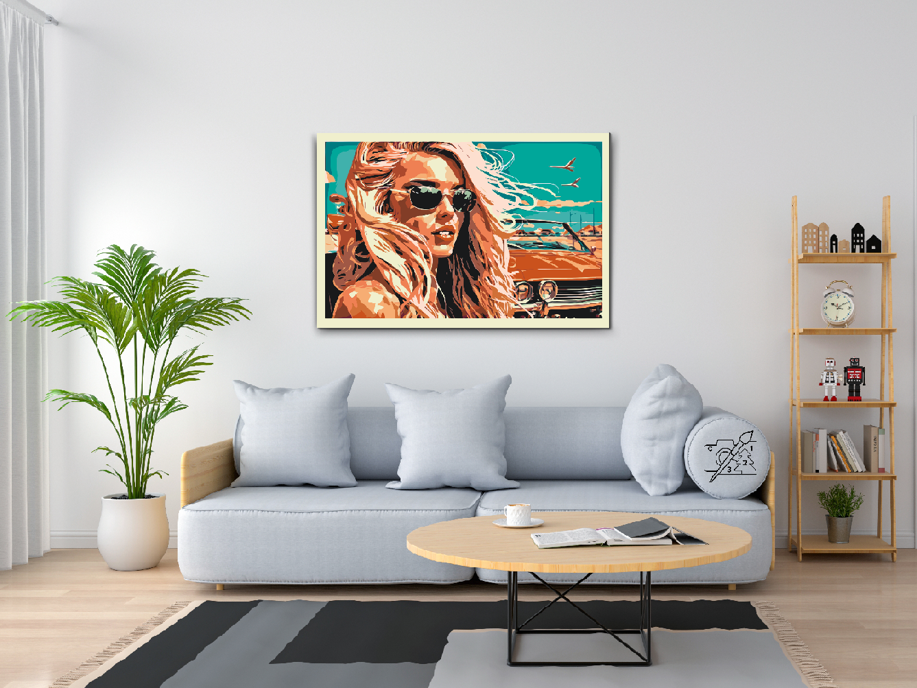 Paint by number - Sensuel blondine