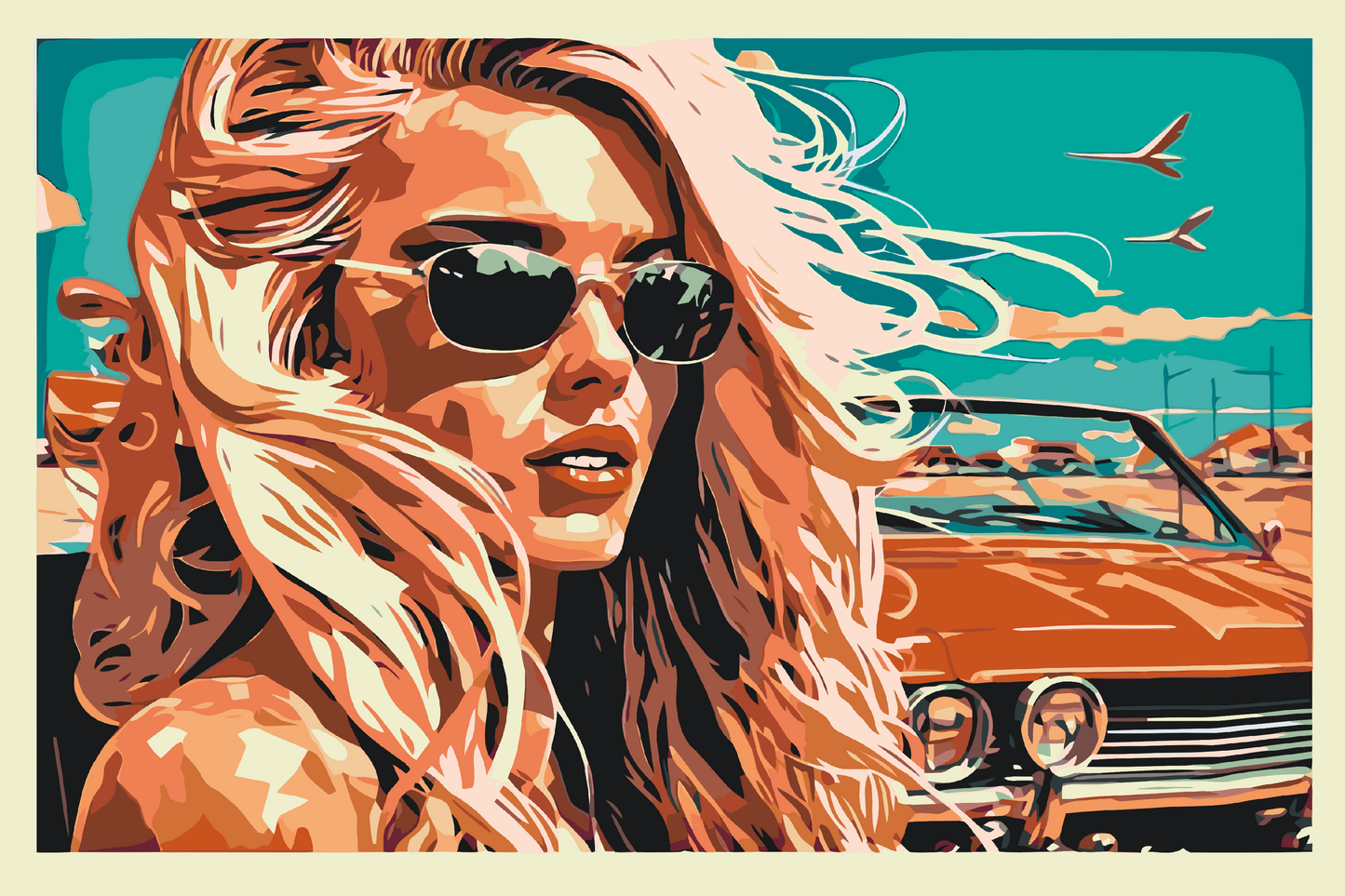 Paint by number - Sensuel blondine