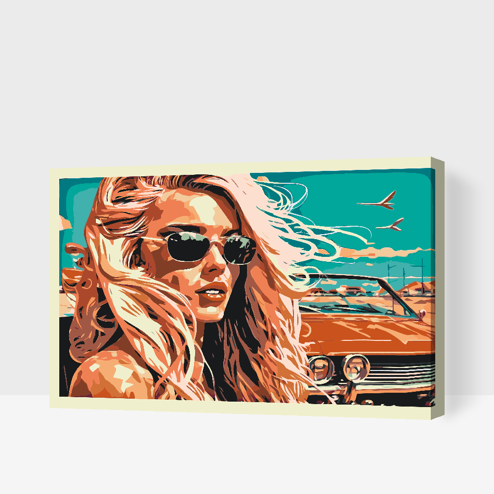 Paint by number - Sensuel blondine