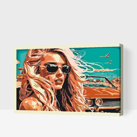 Paint by number - Sensuel blondine