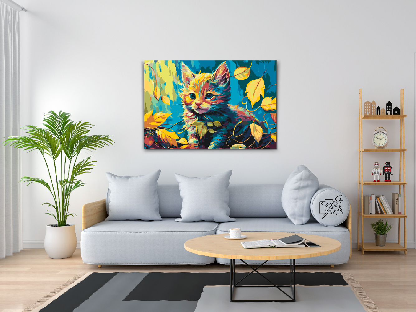 Paint by number - Killing blandt bladene