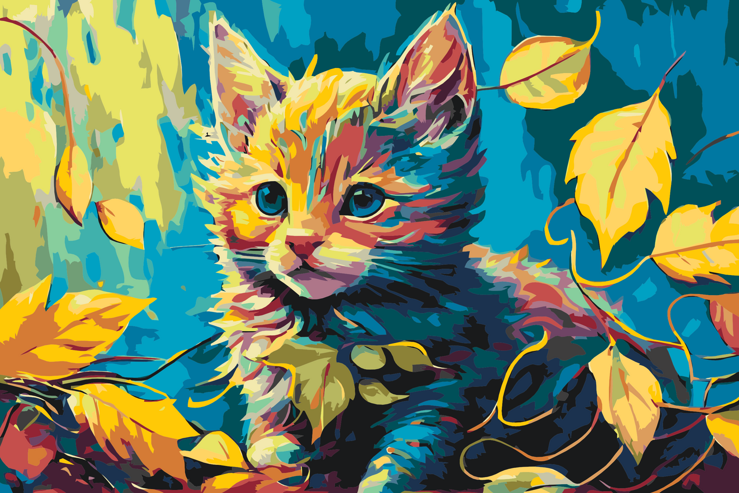 Paint by number - Killing blandt bladene