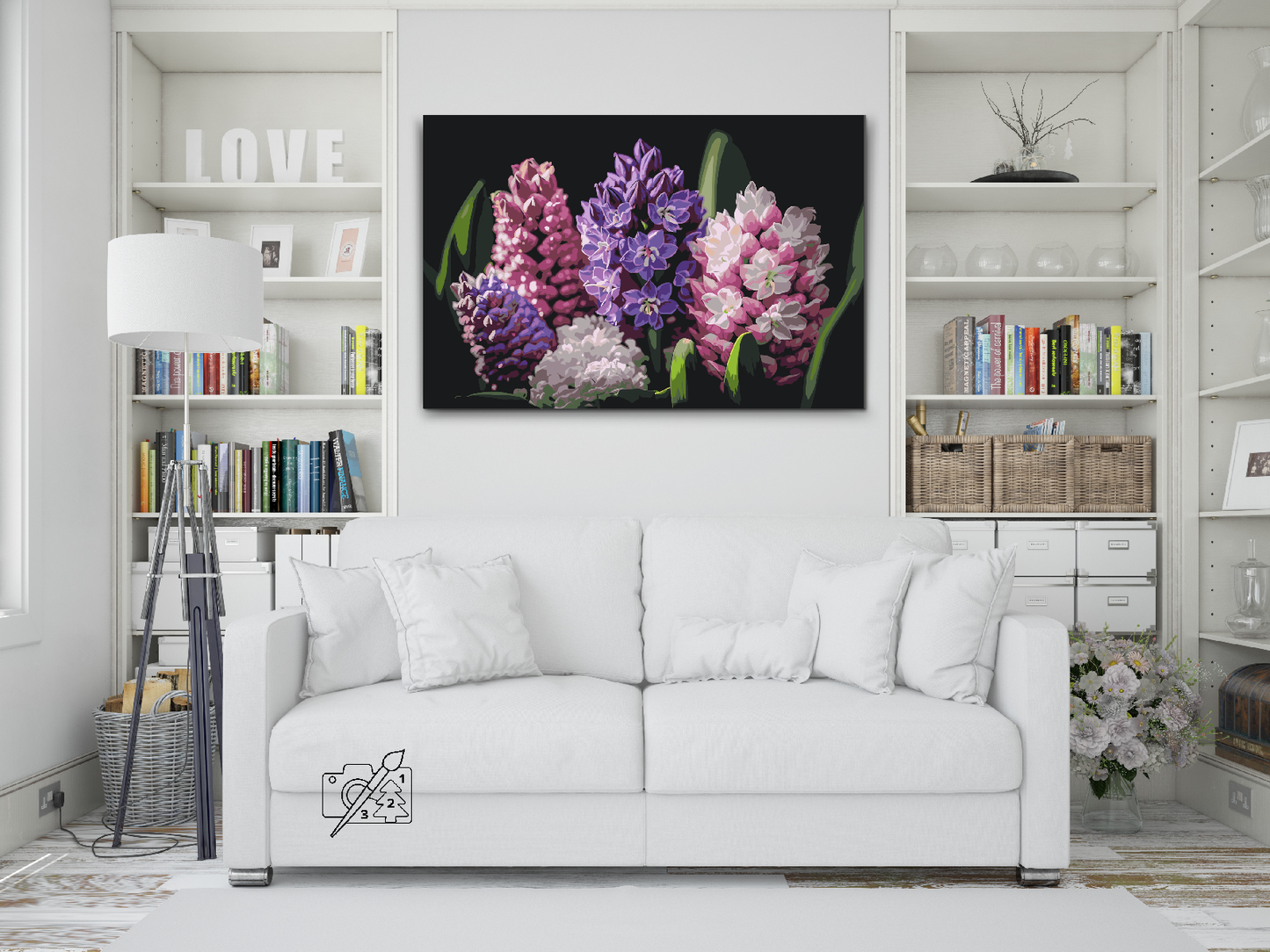 Paint by number - Hyacinter