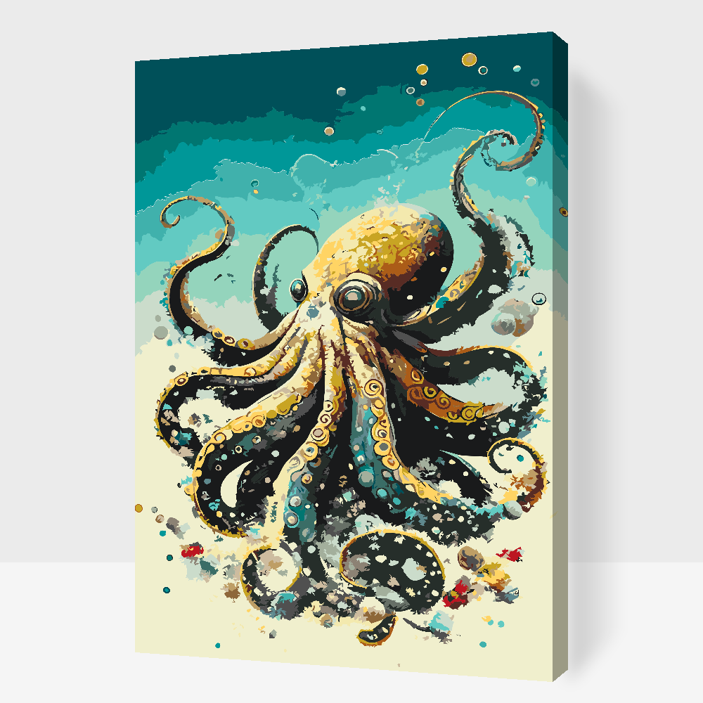 Paint by number - Octopus 2