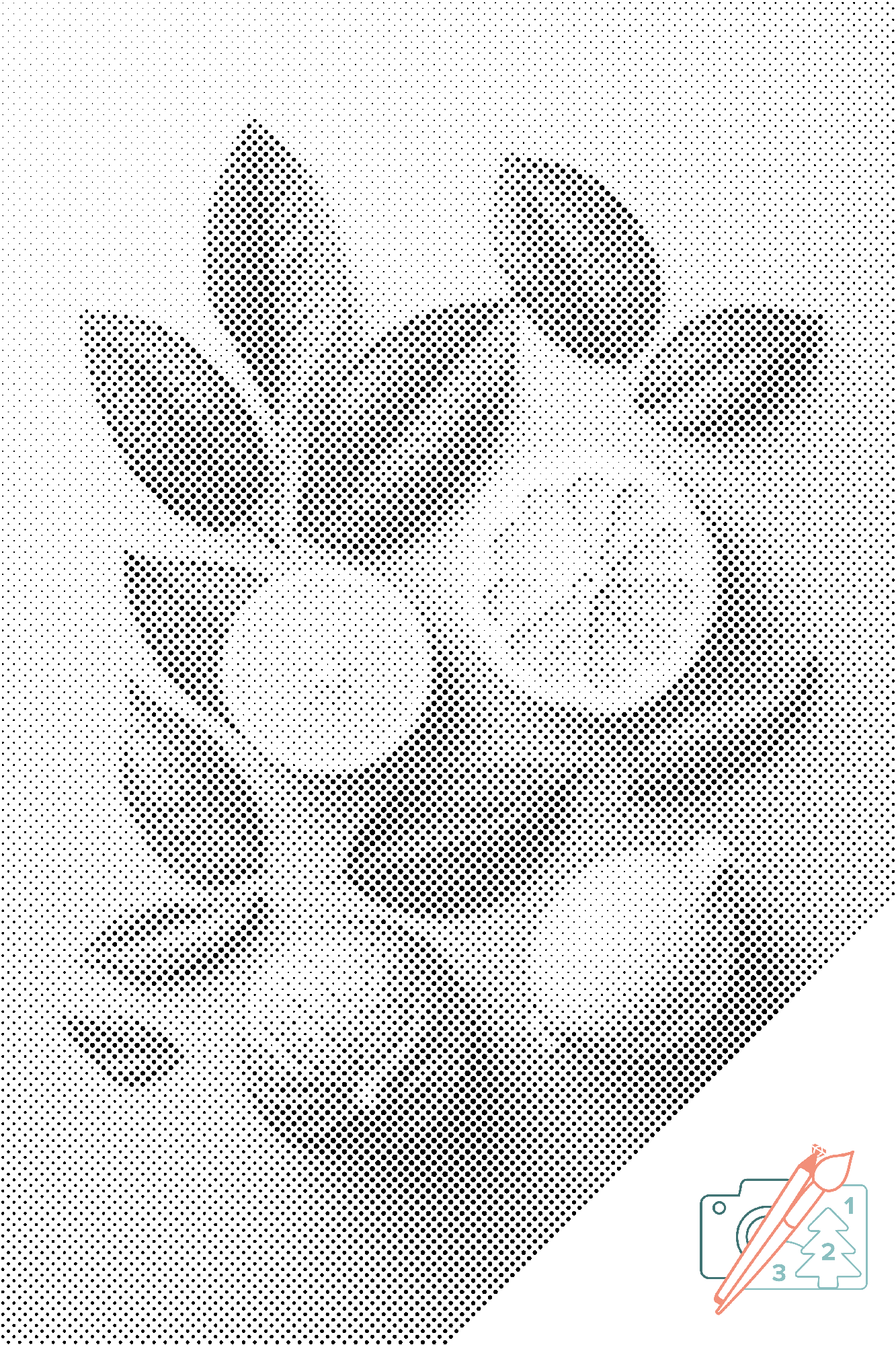 Dotting - Citrusagtig baggrund