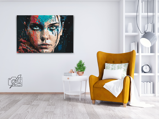 Paint by number - Malet kvinde