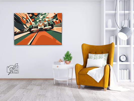 Paint by number - Formel 1-løbet