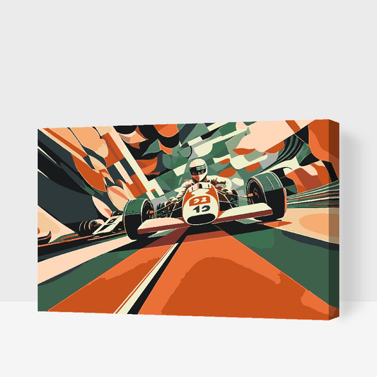 Paint by number - Formel 1-løbet