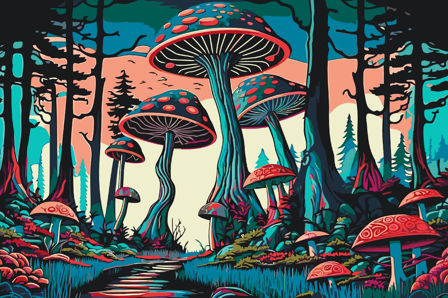Paint by number - Paddeskadper