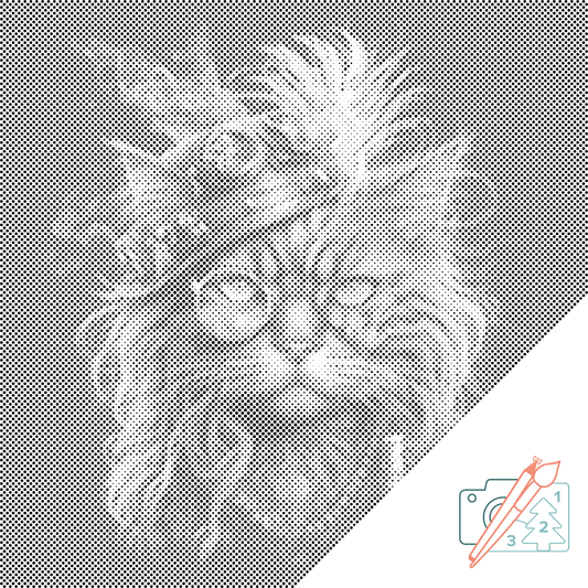 Dotting - Punk Cat