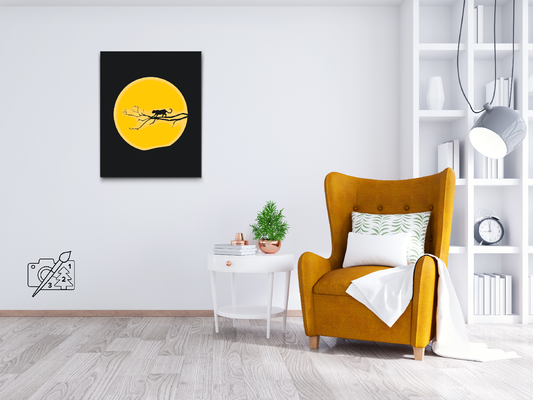 Paint by number - Jaguar ved fuldmåne