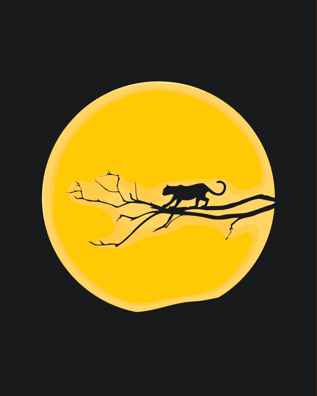 Paint by number - Jaguar ved fuldmåne