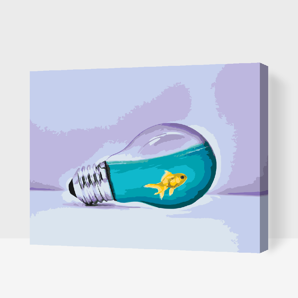 Paint by number - Gold Fish