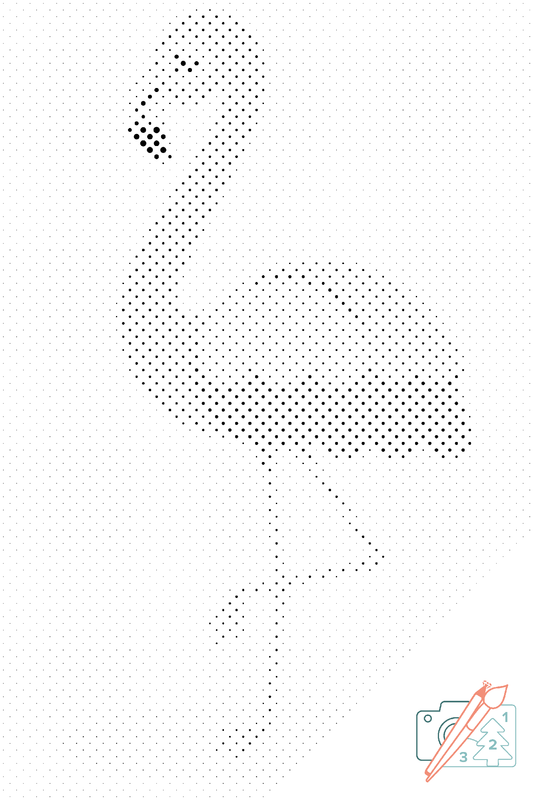 Dotting - Lille Flamingo