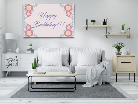 Paint by number - Alt det bedste til din fødselsdag