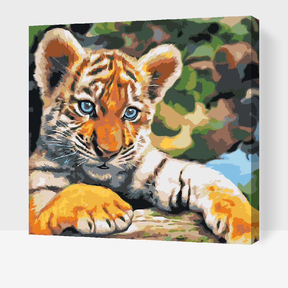 Paint by number - Tigerunge