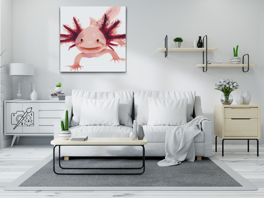 Paint by number - Axolotl 3