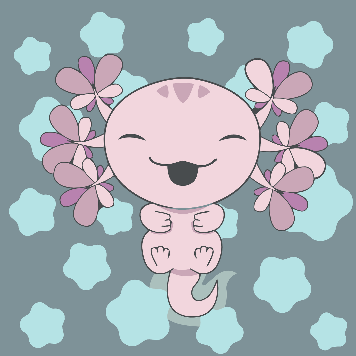 Paint by number - Axolotl