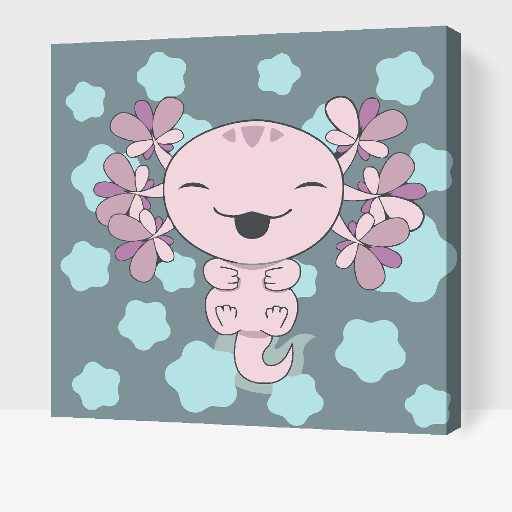 Paint by number - Axolotl