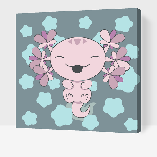 Paint by number - Axolotl