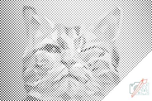 Dotting - Vector Cat