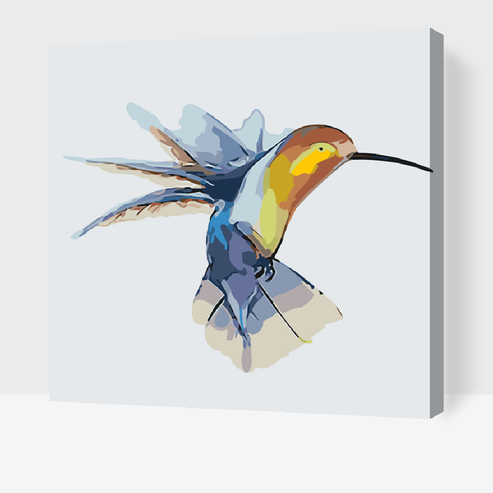 Paint by number - Kolibri