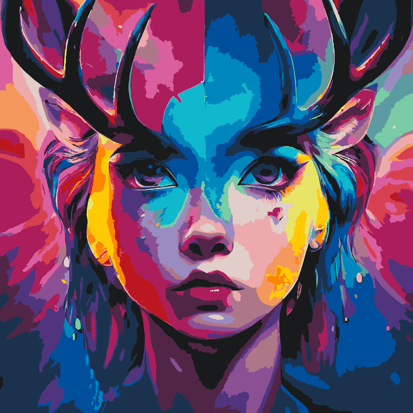 Paint by number - Dyrebeskytter