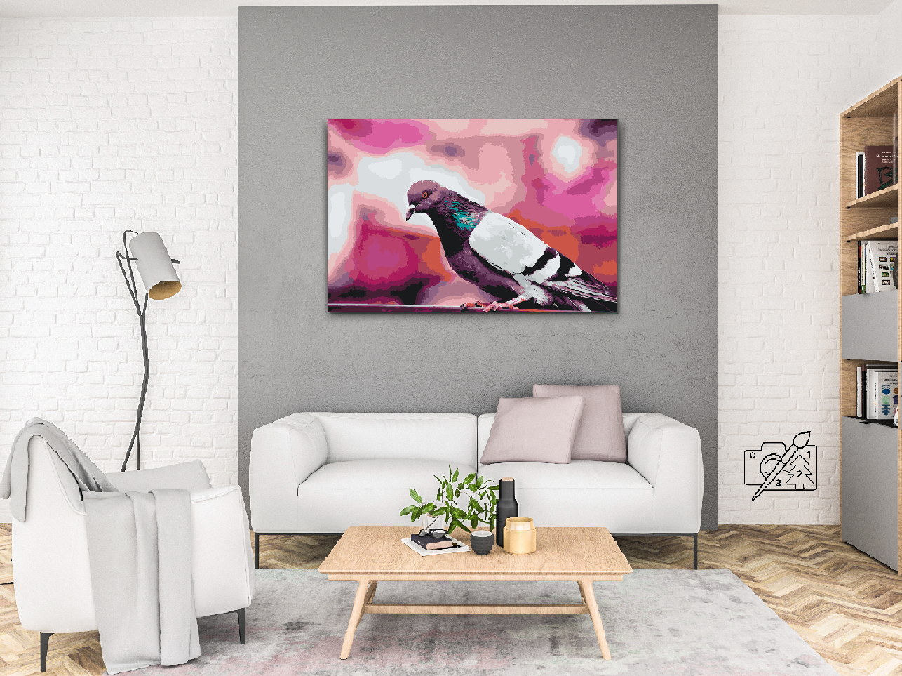 Paint by number - En due
