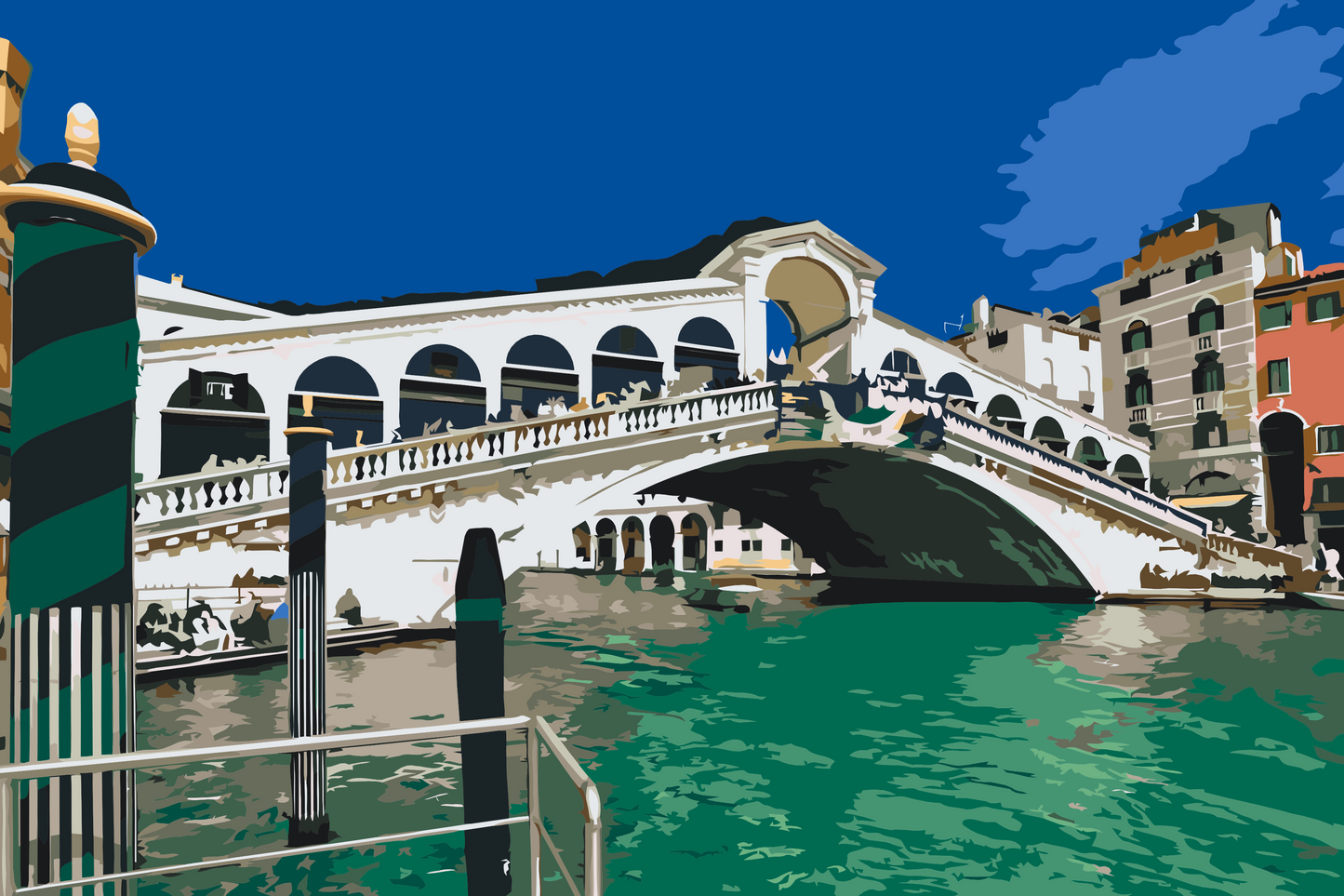 Paint by number - Ponte de Rialte 1