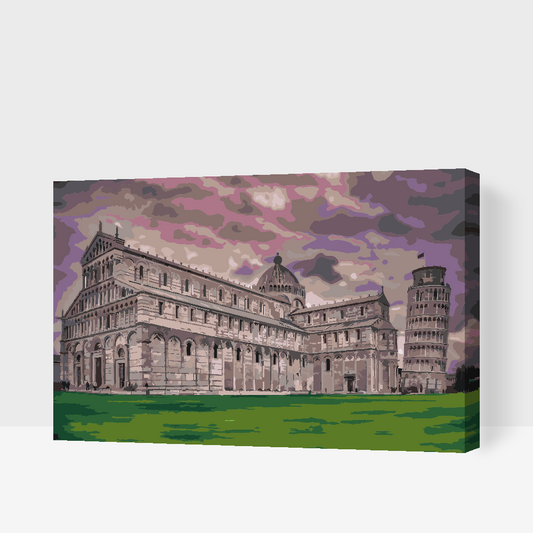 Paint by number - Det skæve tårn i Pisa 2