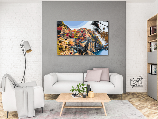 Paint by number - Cinque Terre