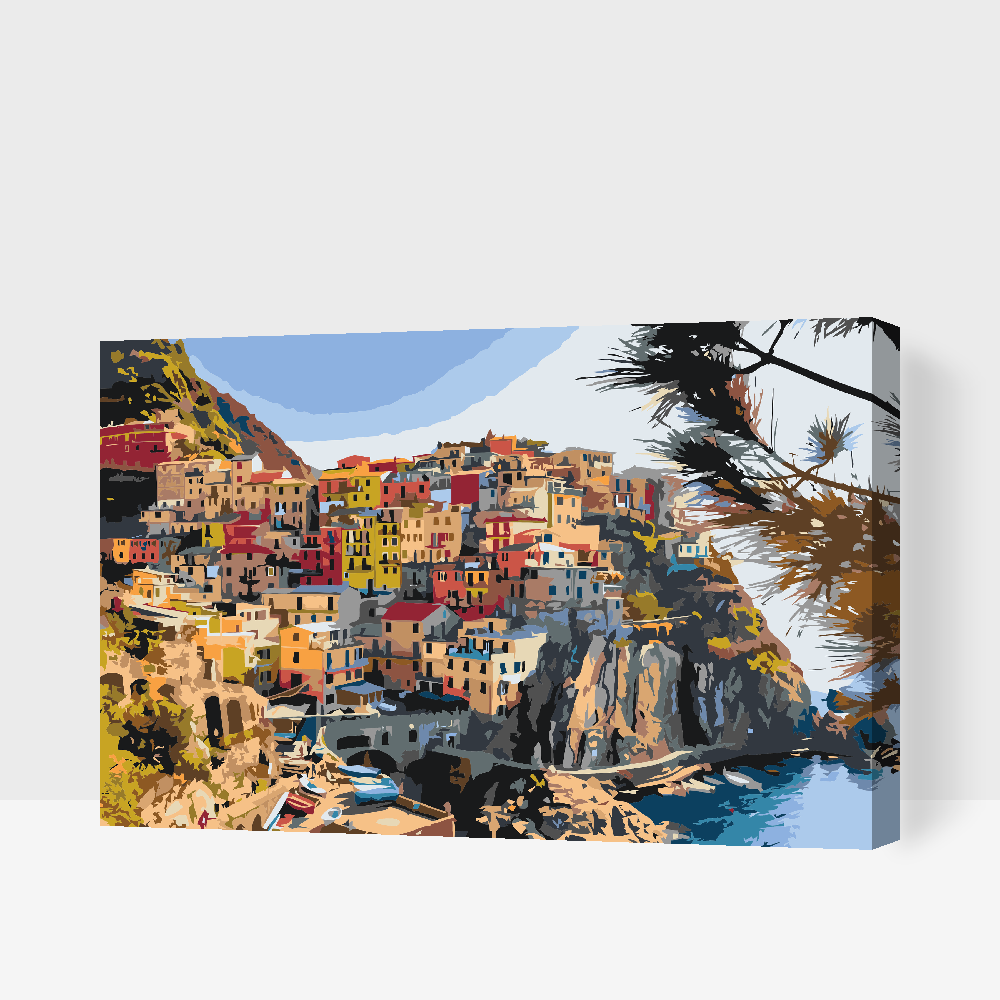 Paint by number - Cinque Terre