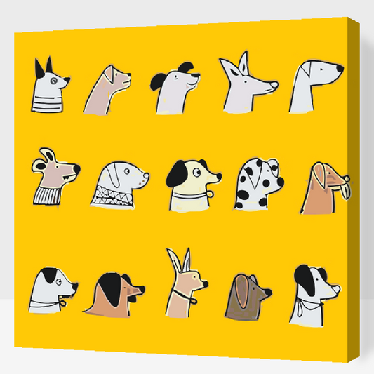 Paint by number - Hunderacer