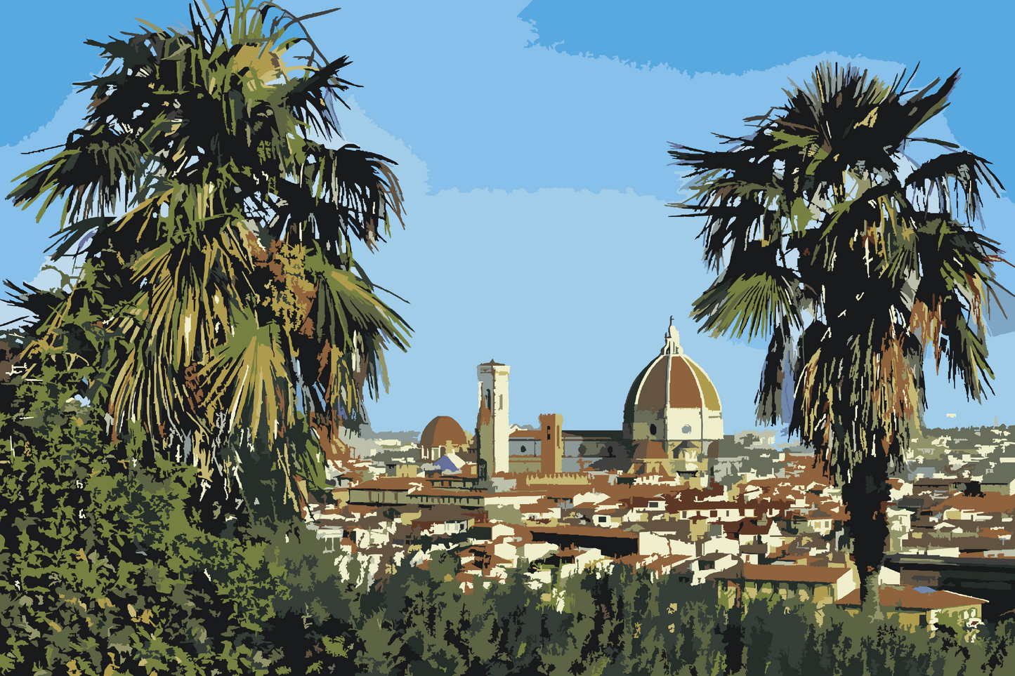 Paint by number - Udsigt over Italiens skønhed
