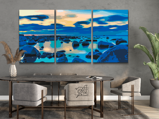 Paint by number - Østersøen (sæt af 3)