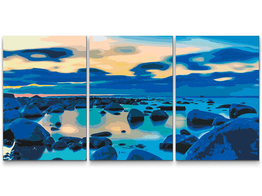 Paint by number - Østersøen (sæt af 3)