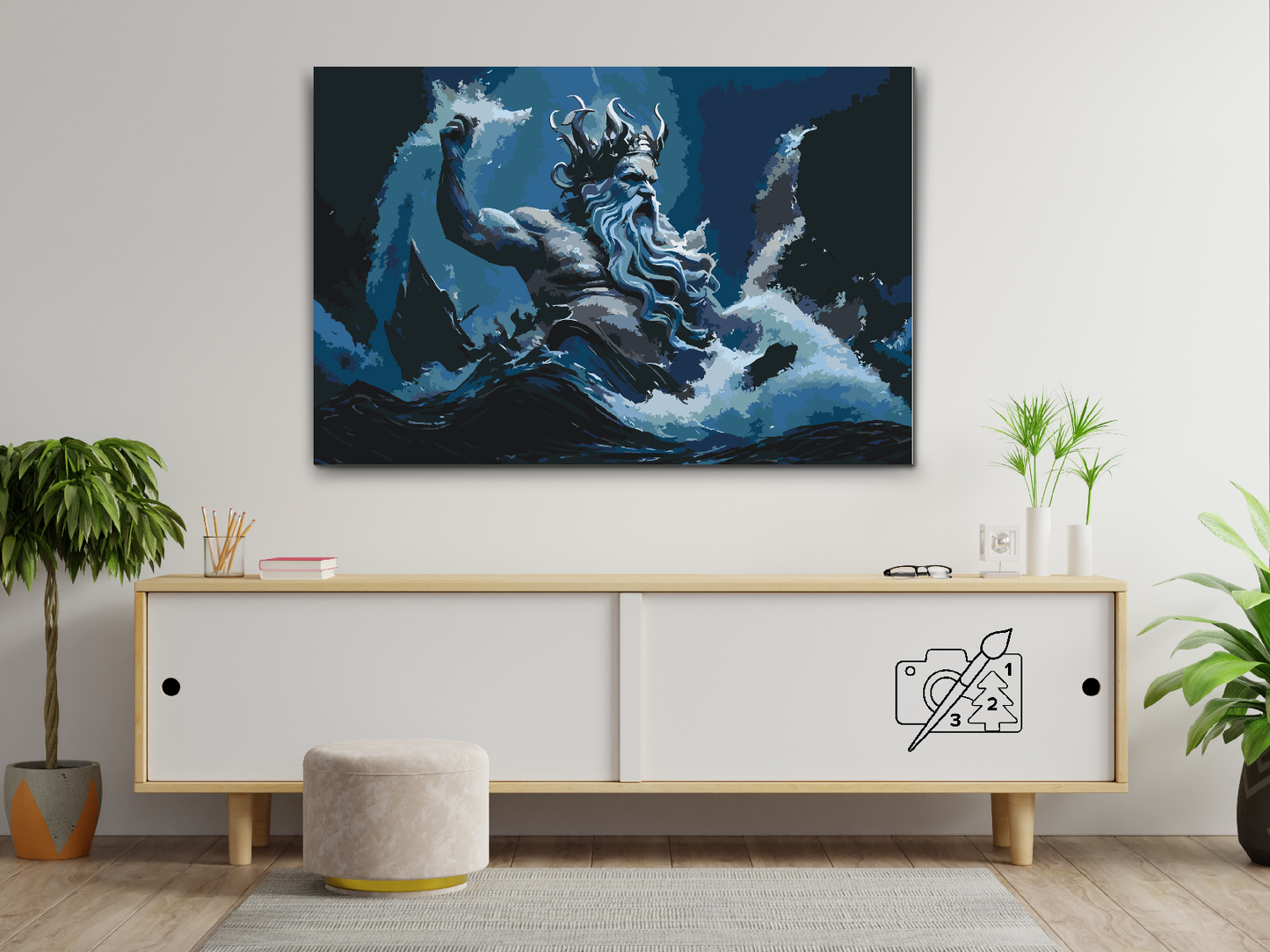 Paint by number - Poseidon 3
